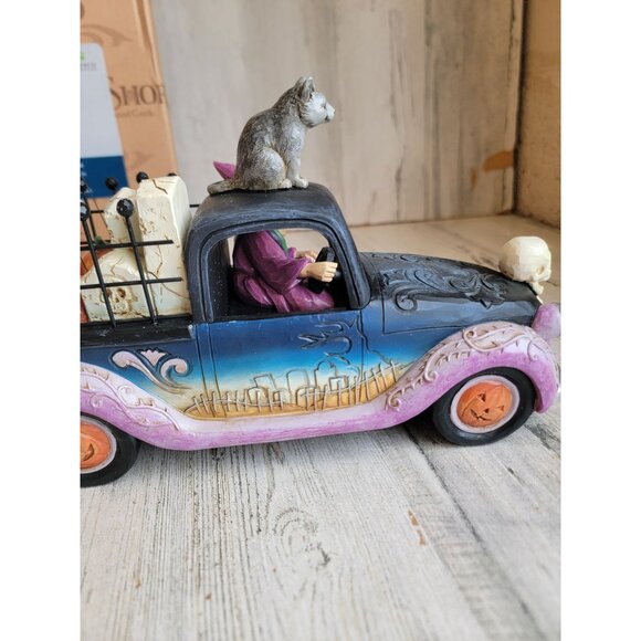 Jim shore NEW Wicked Wheels 6010674 NEW Enesco Halloween figure witch - Picture 5 of 8